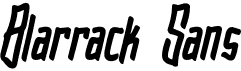 Blarrack SansFree font download