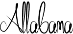 AllabamaFree font download