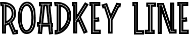 Roadkey LineFree font download