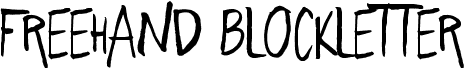 Freehand BlockletterFree font download