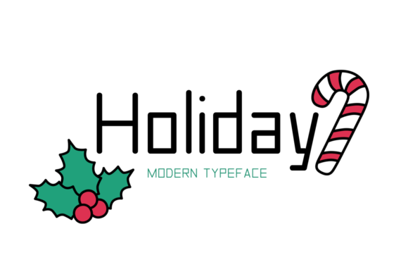 holiday font-英文字体免费字体下载大全-道格资源