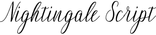 Nightingale ScriptFree font download