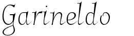 GarineldoFree font download