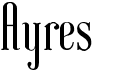 AyresFree font download