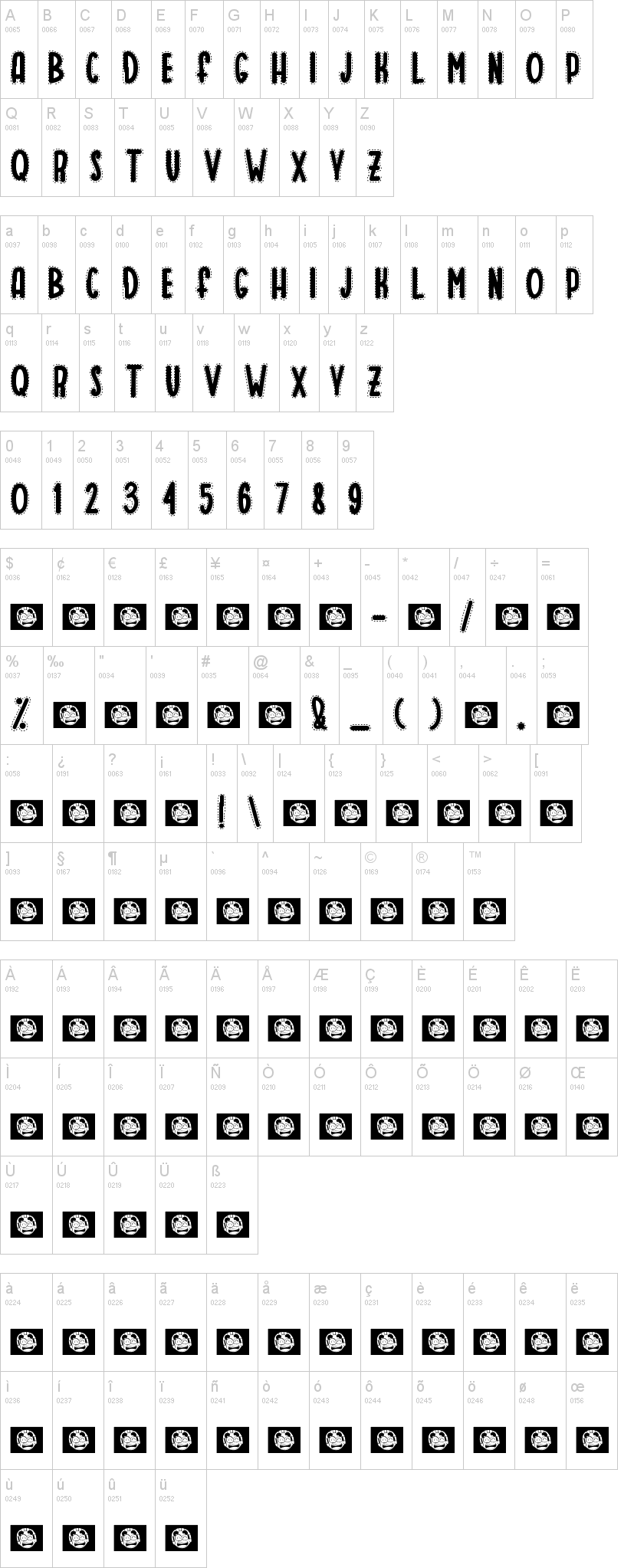 Sweety Cheese 英文字体免费字体下载 道格字体