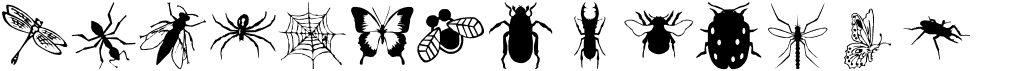 LP InsectsFree font download