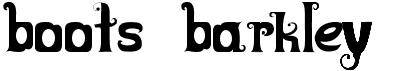 Boots&BarkleyFree font download