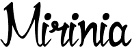 MiriniaFree font download