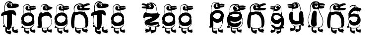 Toronto Zoo PenguinsFree font download