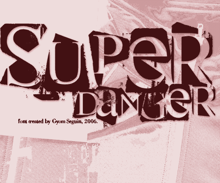 super danger Font