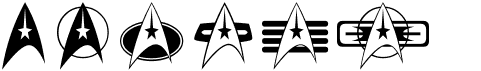 Trek ArrowheadsFree font download