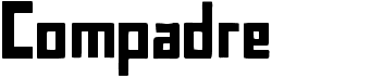 TTD CompadreFree font download