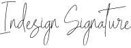 Indesign SignatureFree font download