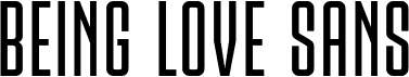 Being Love SansFree font download