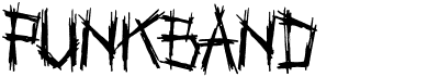 Punk bandFree font download