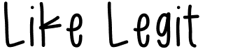 Like LegitFree font download