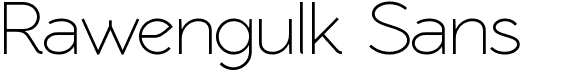 Rawengulk SansFree font download