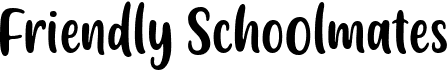 Friendly SchoolmatesFree font download