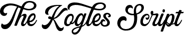 The Kogles ScriptFree font download