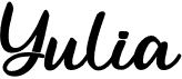 YuliaFree font download