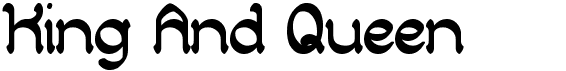 King And QueenFree font download