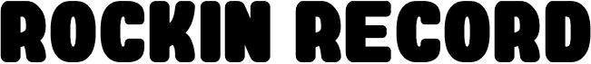 Rockin Record GFree font download