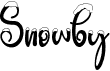 SnowbyFree font download