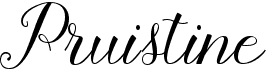 Pruistine ScriptFree font download