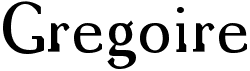 GregoireFree font download