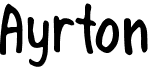 AyrtonFree font download