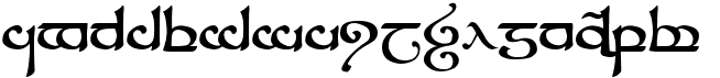 Tengwar SindarinFree font download