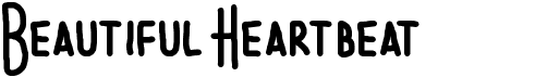 Beautiful HeartbeatFree font download