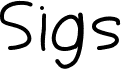 SigsFree font download