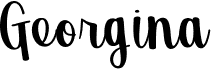 GeorginaFree font download