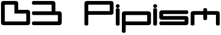 D3 PipismFree font download