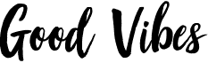 Good VibesFree font download