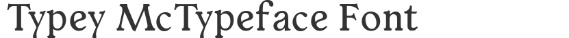 Typey McTypeface Font海量字体免费高速下载