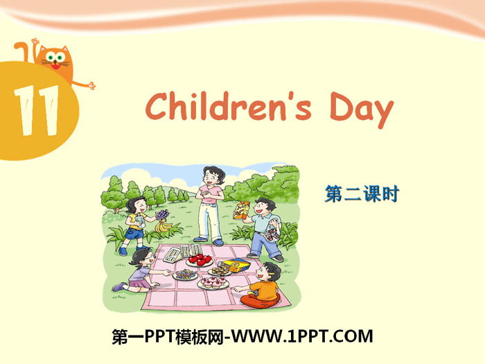 "Children's day" PPT courseware