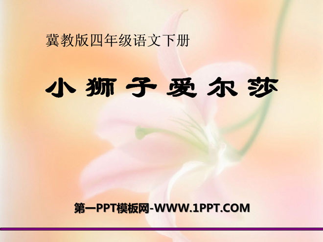 《小狮子爱尔莎》PPT课件2
