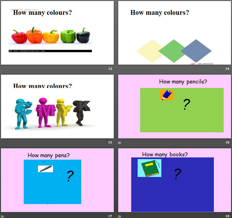 《How Many Colours》Numbers PPT课件（4）