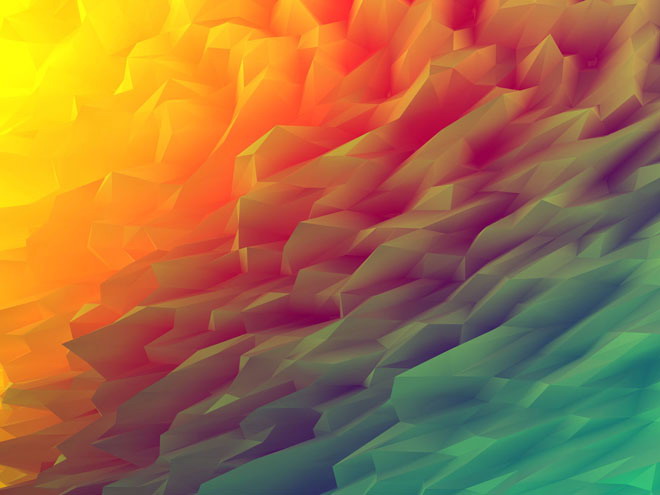 Colorful polygon PPT background image