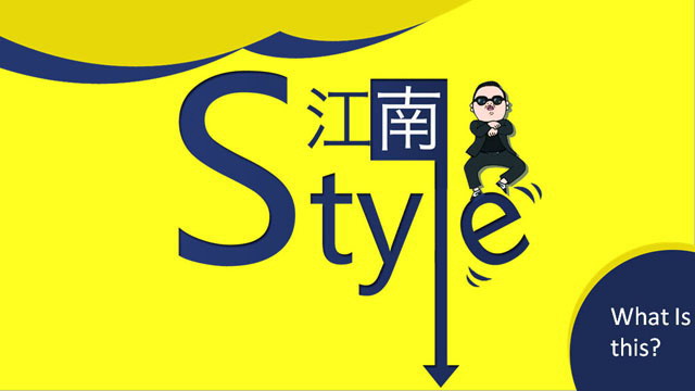 Gangnam style slide animation download