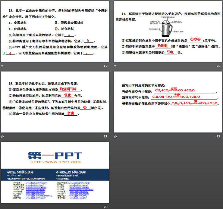 《有机合成材料》化学与生活PPT（5）