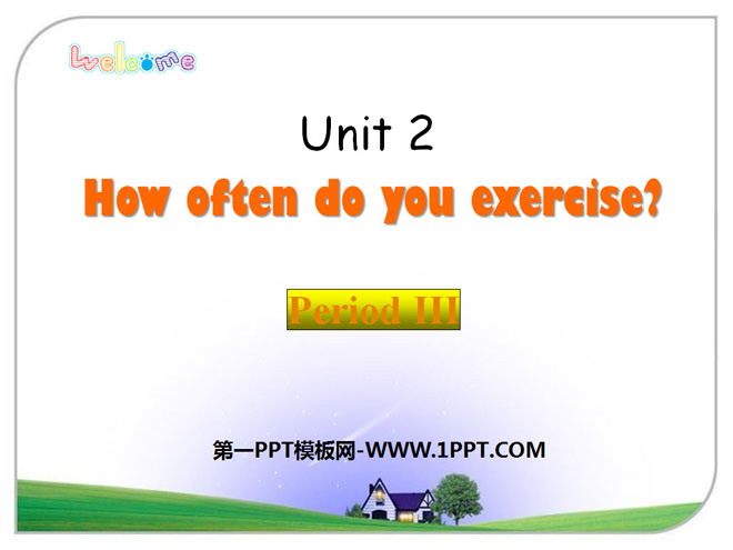 《How often do you exercise?》PPT課件14