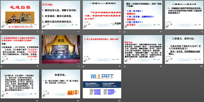 《毛遂自荐》PPT课件
（2）