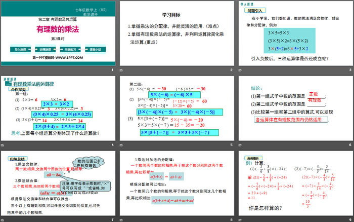 《有理数的乘法》有理数及其运算PPT课件(第2课时)（2）