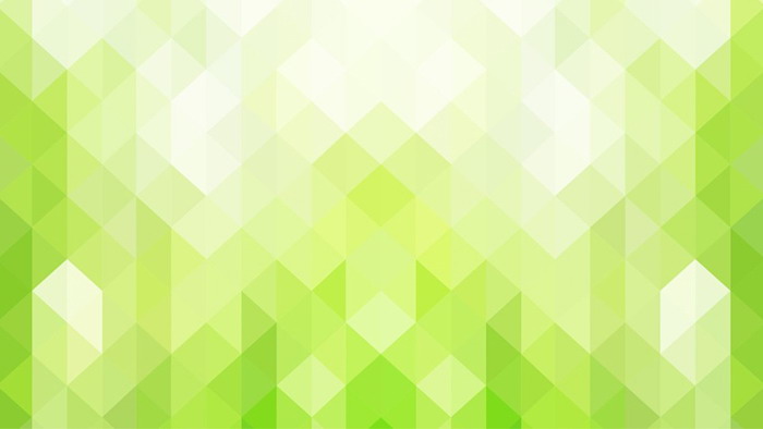四张绿色多边形卡通PPT背景图片（4）