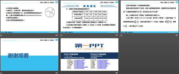 《用频率估计概率》概率初步PPT（4）