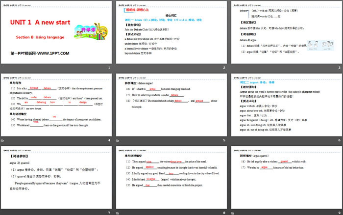 《A new start》Section B PPT（2）