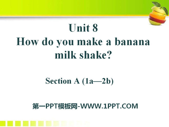 《How do you make a banana milk shake?》PPT Courseware 18